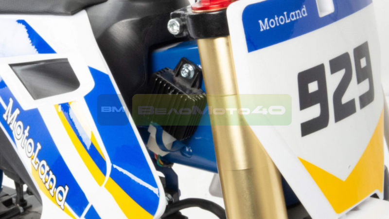 Питбайк Motoland TCX125 E 14/12 синий ВелоМото40 Калуга