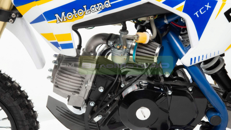Питбайк Motoland TCX125 E 14/12 синий ВелоМото40 Калуга