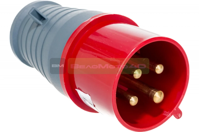 Электрическая кабельная вилка IEK 32А 3P+E 380В IP44 024 ИЭК PSR02-032-4 ВелоМото40 Калуга