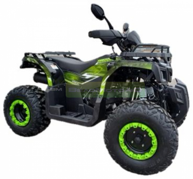 Квадроцикл VMC ATV 200cc(баланс.вал  защита рук/перед/зад дисковый  тормоз/диски колес 10")  GREEN ВелоМото40 Калуга