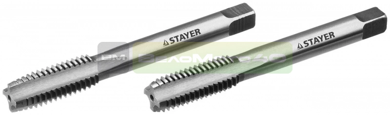 STAYER M12 х 1.5, 2 шт, комплект метчиков (28025-12-1.5-H2) ВелоМото40 Калуга