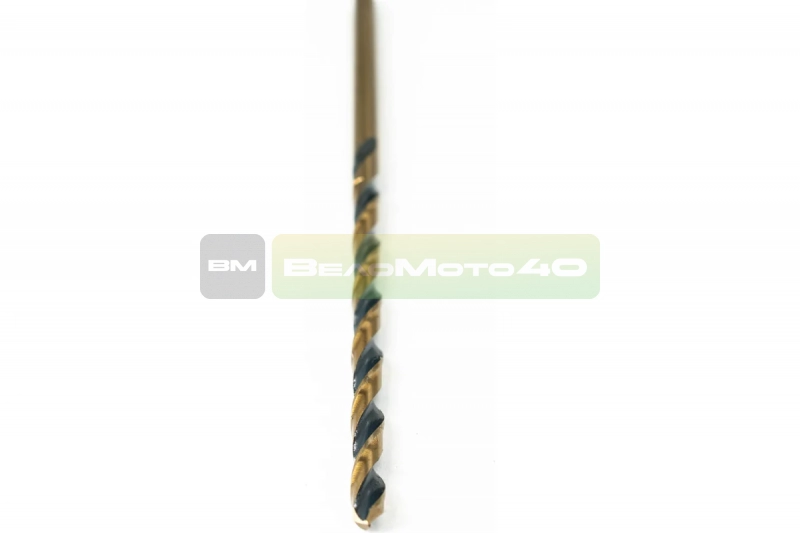Сверло удлиненное по металлу EC Gold&Black 4 мм, HSS-G M2, DIN 340, RN RITTER PS14304001 ВелоМото40 Калуга