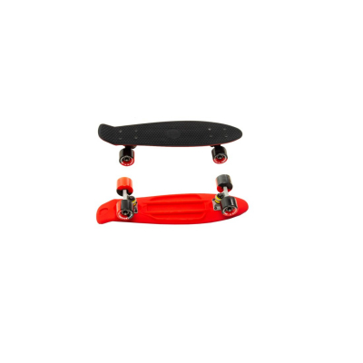 Скейтборд KROSTEK 22" пластик PC22 #8 / BLACK / RED ВелоМото40 Калуга