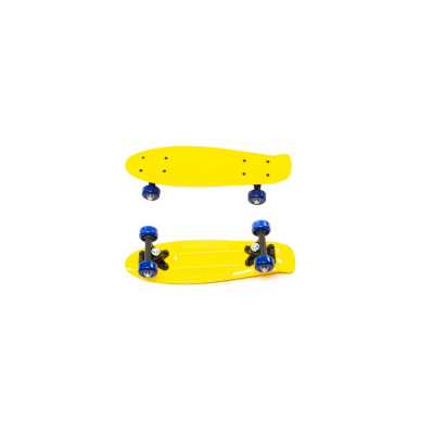 Скейтборд KROSTEK 22" пластик PC22 #6 / YELOW ВелоМото40 Калуга