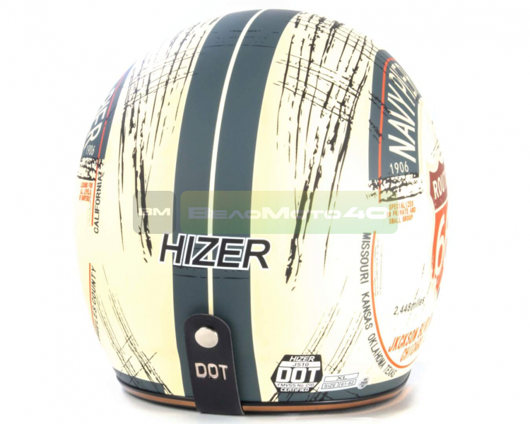 Шлем  мото открытый HIZER J 510 #1(L) ВелоМото40 Калуга