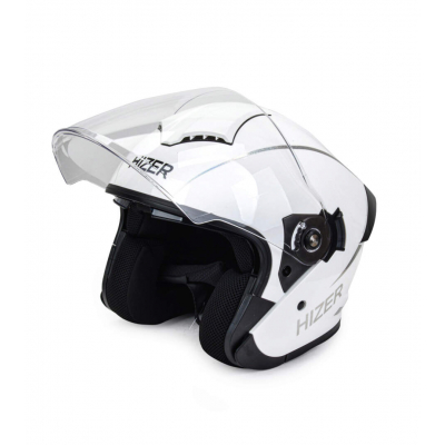 Шлем мото кроссовый HIZER 250 2(L) white ВелоМото40 Калуга