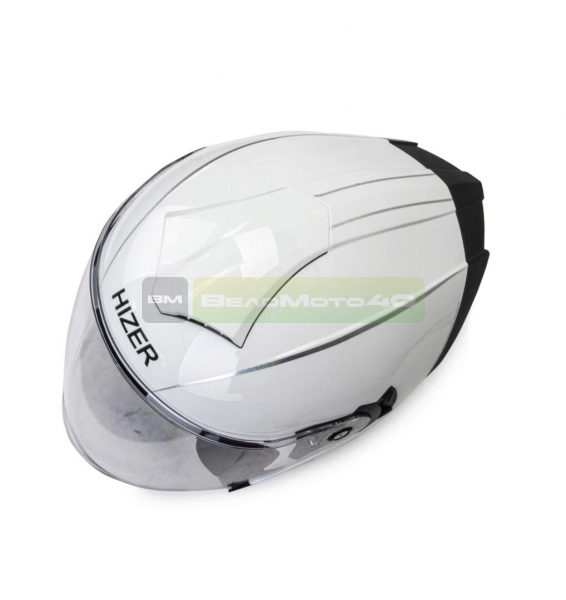 Шлем мото кроссовый HIZER 250 2(L) white ВелоМото40 Калуга