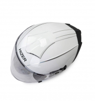 Шлем мото кроссовый HIZER 250 2(L) white ВелоМото40 Калуга