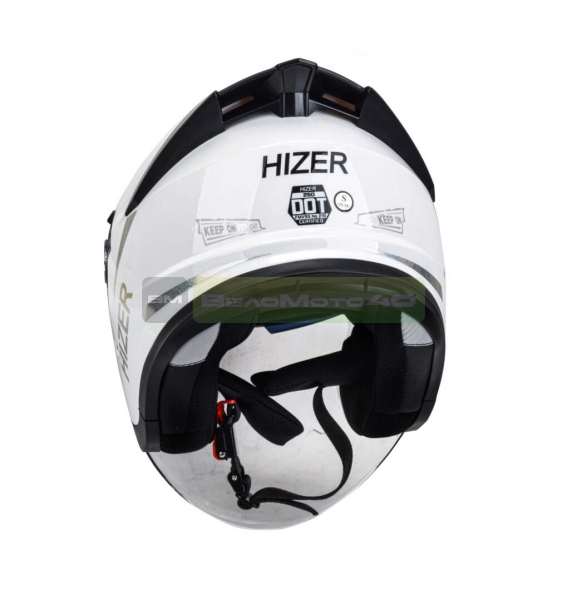Шлем мото кроссовый HIZER 250 2(L) white ВелоМото40 Калуга