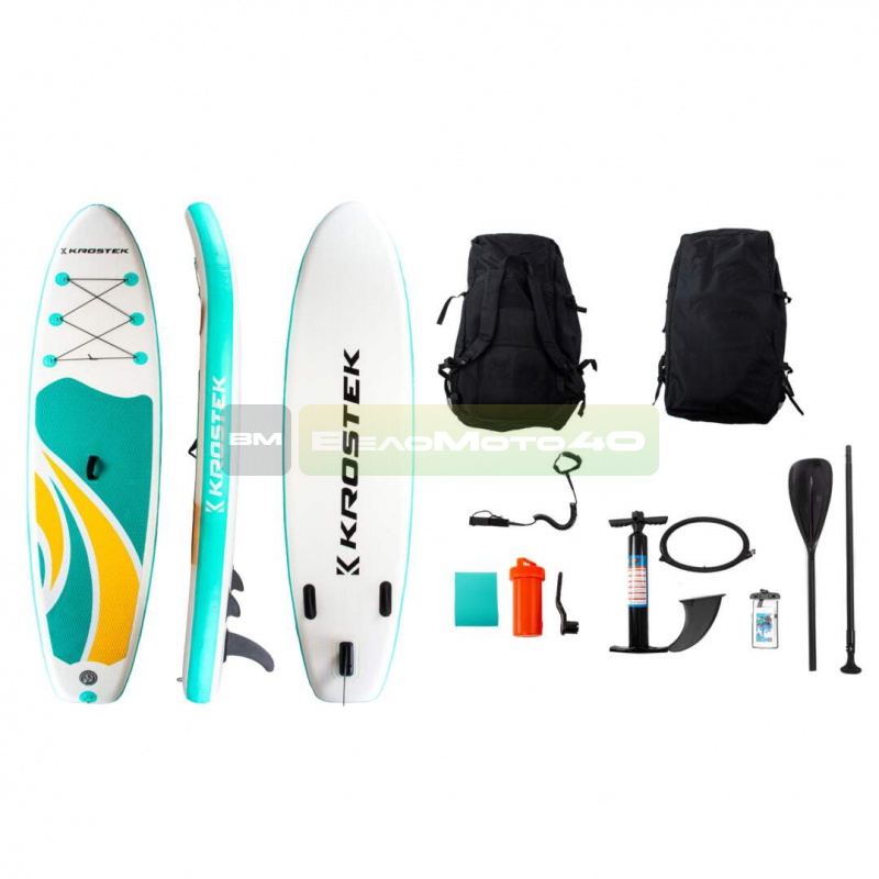 Sup-board двухслойный №4 Light Blue/Yellow (10.6FT) ВелоМото40 Калуга