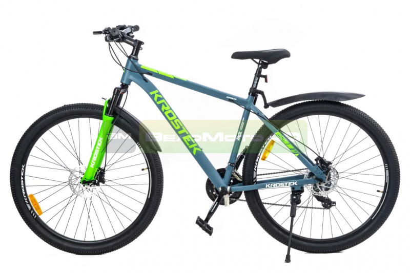Велосипед 29" KROSTEK LEVEL 2702 (рама 19'') синий-зеленый ВелоМото40 Калуга