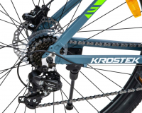 Велосипед 29" KROSTEK LEVEL 2702 (рама 19'') синий-зеленый ВелоМото40 Калуга