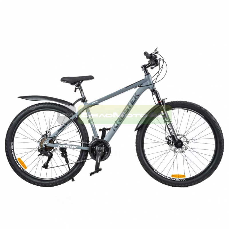 Велосипед 27.5" KROSTEK LEVEL 2701 (рама 17.5'') серебро ВелоМото40 Калуга