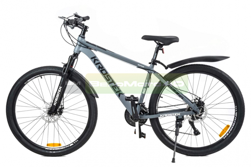 Велосипед 27.5" KROSTEK LEVEL 2701 (рама 17.5'') серебро ВелоМото40 Калуга