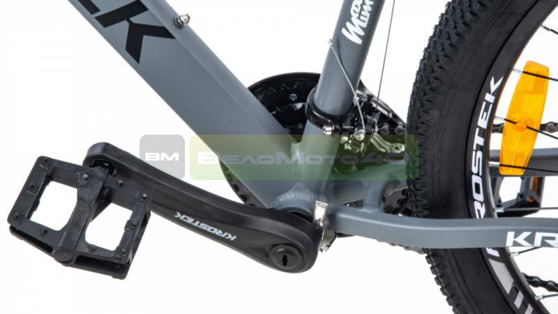 Велосипед 27.5" KROSTEK LEVEL 2701 (рама 17.5'') серебро ВелоМото40 Калуга