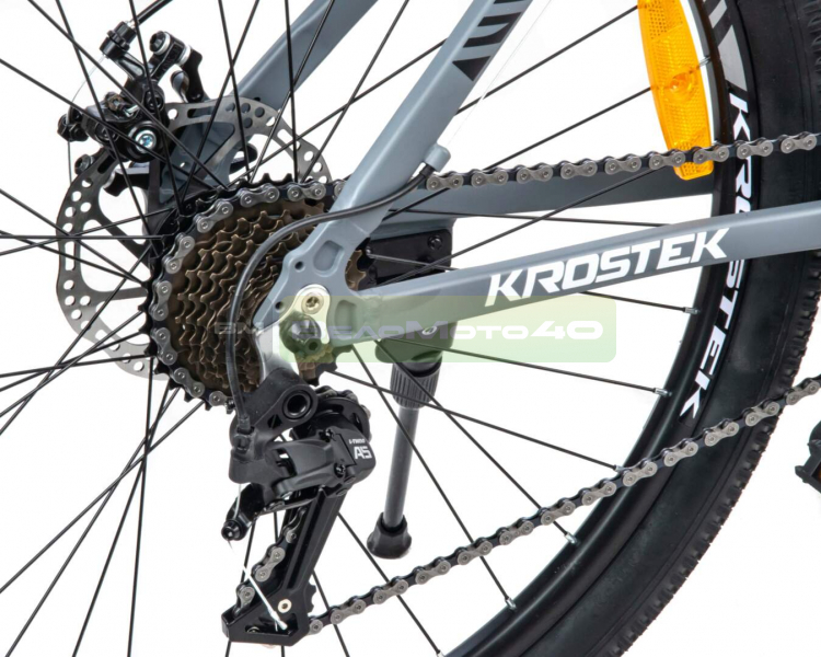Велосипед 27.5" KROSTEK LEVEL 2701 (рама 17.5'') серебро ВелоМото40 Калуга