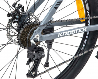 Велосипед 27.5" KROSTEK LEVEL 2701 (рама 17.5'') серебро ВелоМото40 Калуга