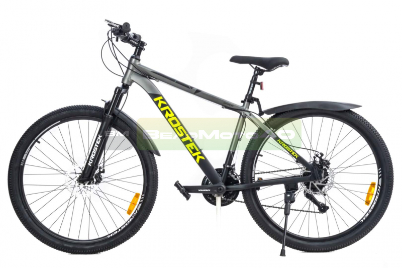 Велосипед 27.5" KROSTEK LEVEL 2701 (рама 19'') серый ВелоМото40 Калуга