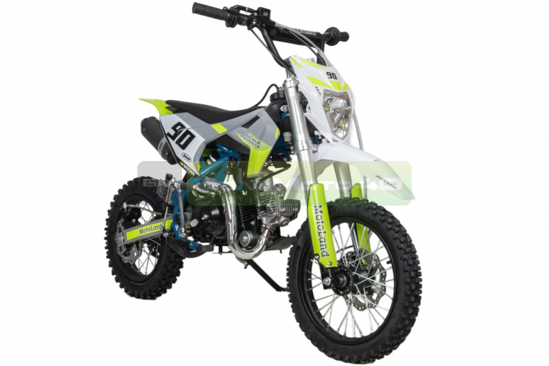 Питбайк  Motoland TCX125 E 14/12 +фара зеленый ВелоМото40 Калуга