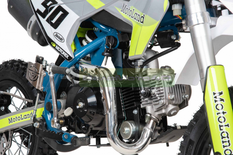 Питбайк  Motoland TCX125 E 14/12 +фара зеленый ВелоМото40 Калуга