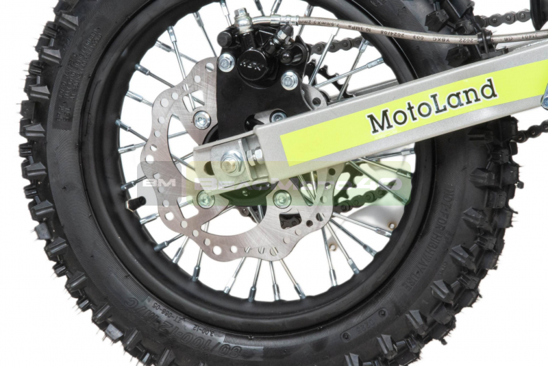 Питбайк  Motoland TCX125 E 14/12 +фара зеленый ВелоМото40 Калуга