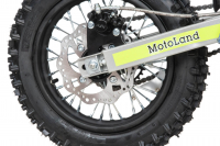 Питбайк  Motoland TCX125 E 14/12 +фара зеленый ВелоМото40 Калуга