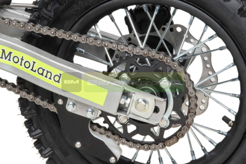 Питбайк  Motoland TCX125 E 14/12 +фара зеленый ВелоМото40 Калуга
