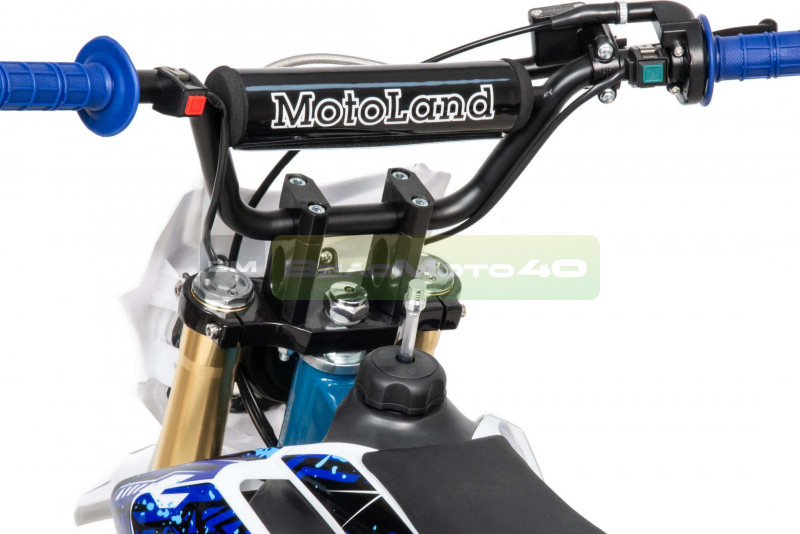 Питбайк  Motoland TCX125 E 14/12 + фара синий ВелоМото40 Калуга