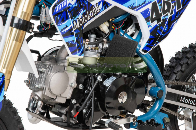 Питбайк  Motoland TCX125 E 14/12 + фара синий ВелоМото40 Калуга