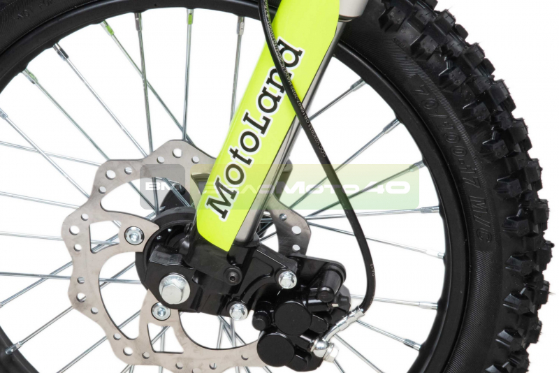 Питбайк  Motoland TCX125 E 17/14 зеленый NEW ВелоМото40 Калуга