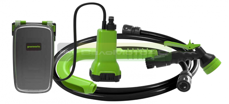 Аккумуляторный насос для полива из бочки GreenWorks 24V, без АКБ и ЗУ ВелоМото40 Калуга