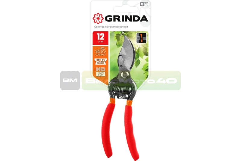 Плоскостной секатор-мини Grinda 423101 ВелоМото40 Калуга