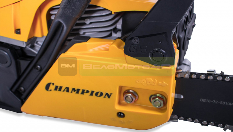 Бензопила CHAMPION 256-18"-0,325-1,5-72 (2,5кВт 54см? легкий старт 5,6кг), CHAMPION, ++ ВелоМото40 Калуга