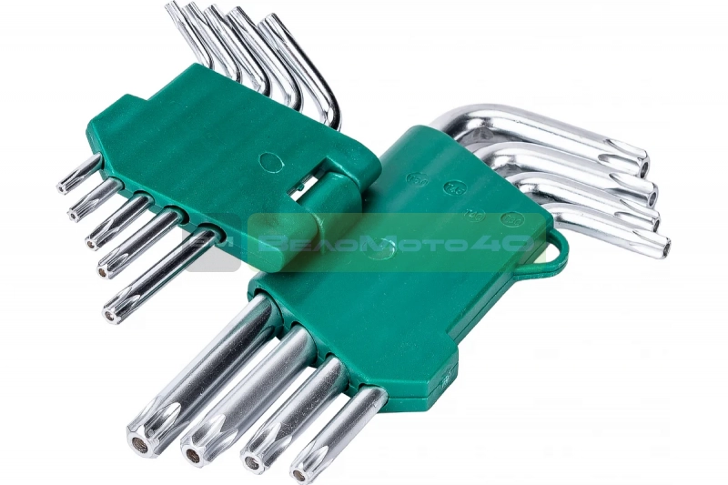 Набор ключей ВОЛАТ Torx T10-T50 9 предметов коротких 11025-09 ВелоМото40 Калуга