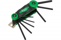 Набор Г-образных ключей TOPTUL TORX T9-T40 складные, 8 предметов AIFB0801 ВелоМото40 Калуга