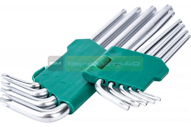 Набор ключей ВОЛАТ Torx T10-T50 9 предметов длинных 11020-09 ВелоМото40 Калуга