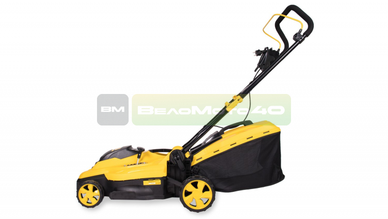 Газонокосилка эл. CHAMPION EM3616 (1,6 кВт пласт.+ткань травосб. 45л ширина 360мм 20-70мм, 11,5кг), CHAMPION, EM3616+ ВелоМото40 Калуга