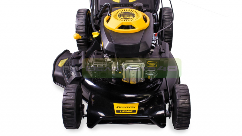 Газонокосилка CHAMPION LM5346Е (4,4кВт привод 525мм 70л 25-75мм 1рычаг/7, 37,2кг4в1эл. запуск)), CHAMPION, ВелоМото40 Калуга
