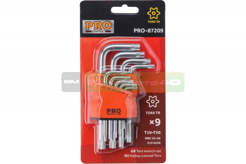 Набор коротких ключей STARTUL PRO Torx T10H-T50H 9 предметов PRO-87209 ВелоМото40 Калуга