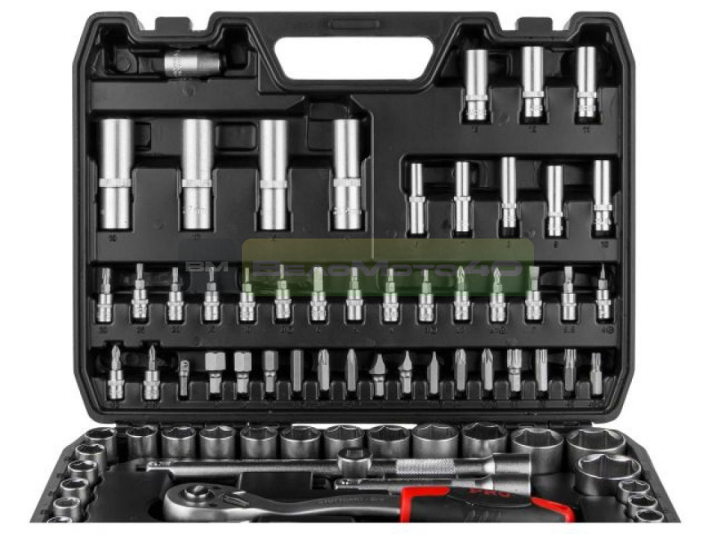 Набор головок и бит 94пр. 1/4",1/2" PRO STARTUL STUTTGART (PRO-094S) (6 граней) ВелоМото40 Калуга