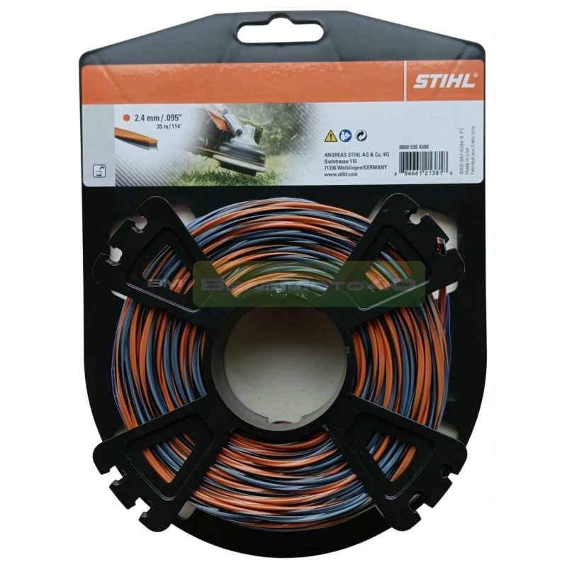 Леска триммерная  Carbon CF3 Pro 2.4 мм х 35 м ВелоМото40 Калуга