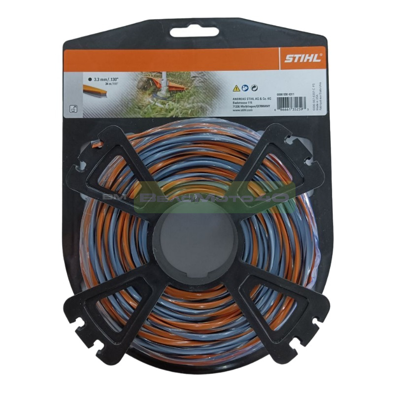 Струна триммерная STIHL Carbon 3,3 мм х 34 м, 00009304311 ВелоМото40 Калуга