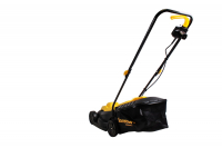 Газонокосилка эл. CHAMPION EM3411 (1 кВт пласт.+ткань травосб. 30л ширина 320мм 25-65мм, 6,4кг), CHAMPION, EM3411 ВелоМото40 Калуга