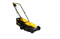 Газонокосилка эл. CHAMPION EM3411 (1 кВт пласт.+ткань травосб. 30л ширина 320мм 25-65мм, 6,4кг), CHAMPION, EM3411 ВелоМото40 Калуга