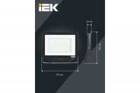 Светодиодный прожектор IEK СДО 06-70 черный IP65 6500 K LPDO601-70-65-K02 ВелоМото40 Калуга